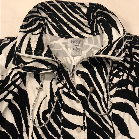 Just B Zebra Print Jacket - Picture 7 of 8